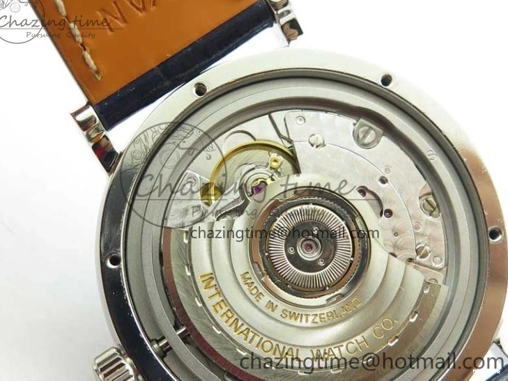 MIROTIME 0429 Portofino 37mm SS V7F 1:1 Best Edition Blue Dial Diamonds Bezel on Blue Leather Strap A Chic 7093